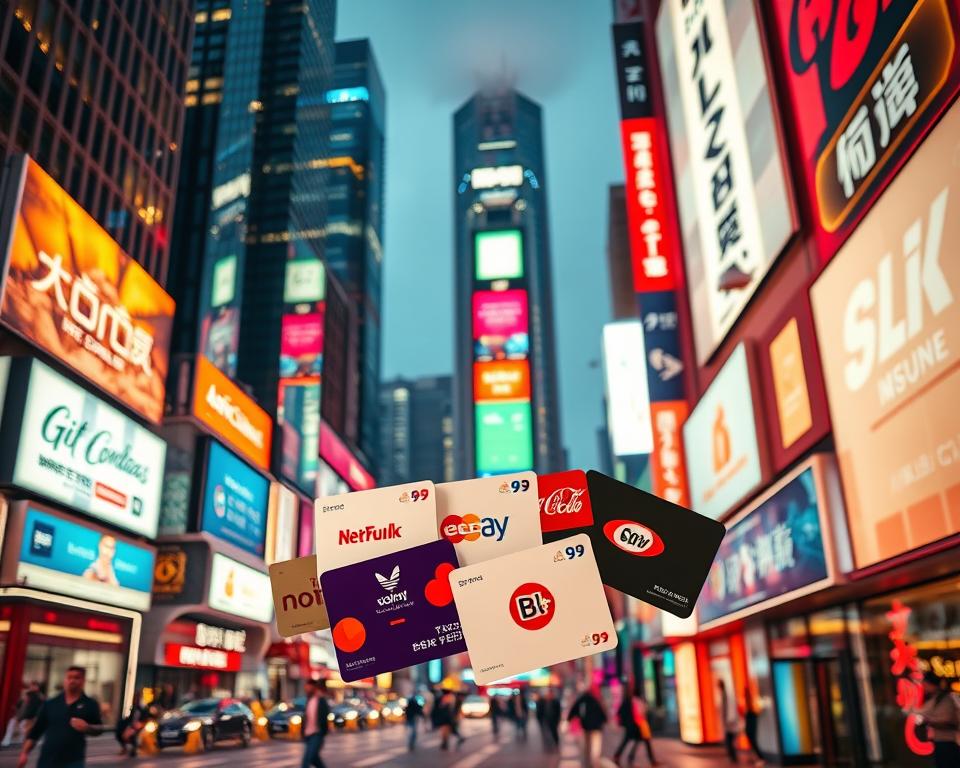 top brands gift certificates Korean social platforms